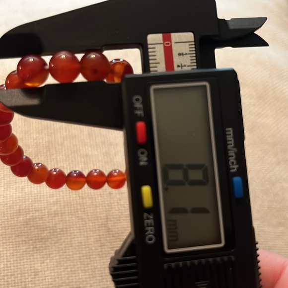 Carnelian Bracelet 8mm - Picture 3 of 3